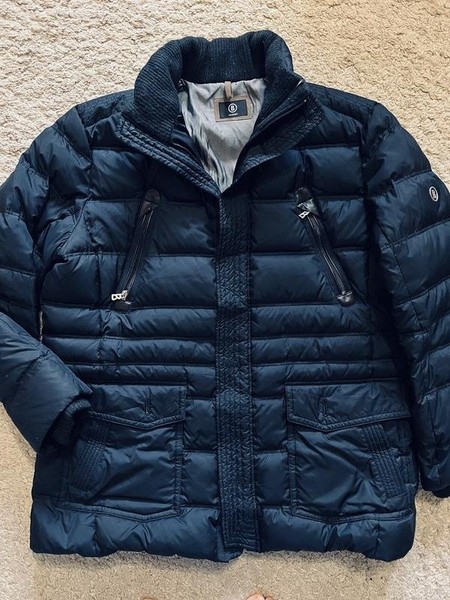 Men Bogner Puffer Jacket Black XL