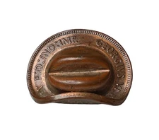 WWII Australian Slouch Penny pin Slouch Hat Shape King George VI Era c. 1940s