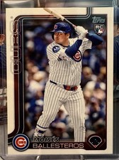 Moises Ballesteros 2025 Topps Update Series #US262 RC Rookie Card Cubs Gem Mint