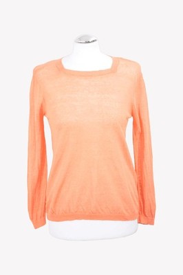 Reiss Damen Pullover Gr. 36 (S) Orange Pullover Langarm Sweatshirt