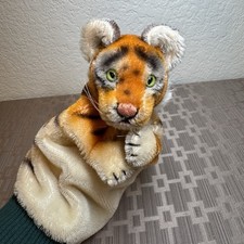 Vintage Tiger Hand Puppet Possible Steiff NO BUTTON / TAG Daniel Tiger Mr Rogers