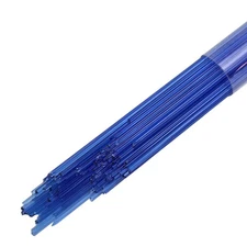 132 Light Blue Transparent Stringers Full Tube Oceanside Glass 96 COE Glass