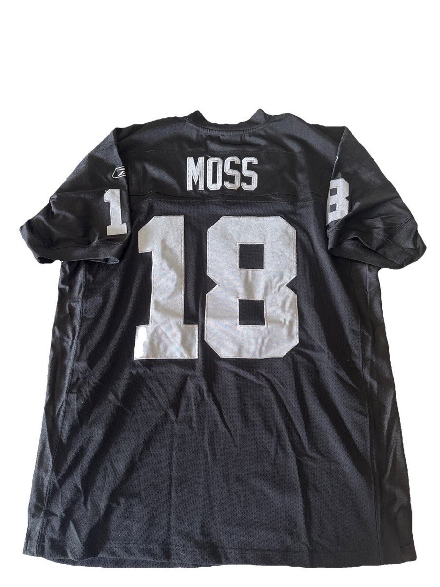 Authentic Randy Moss Reebok On Field NFL Oakland Raiders #18