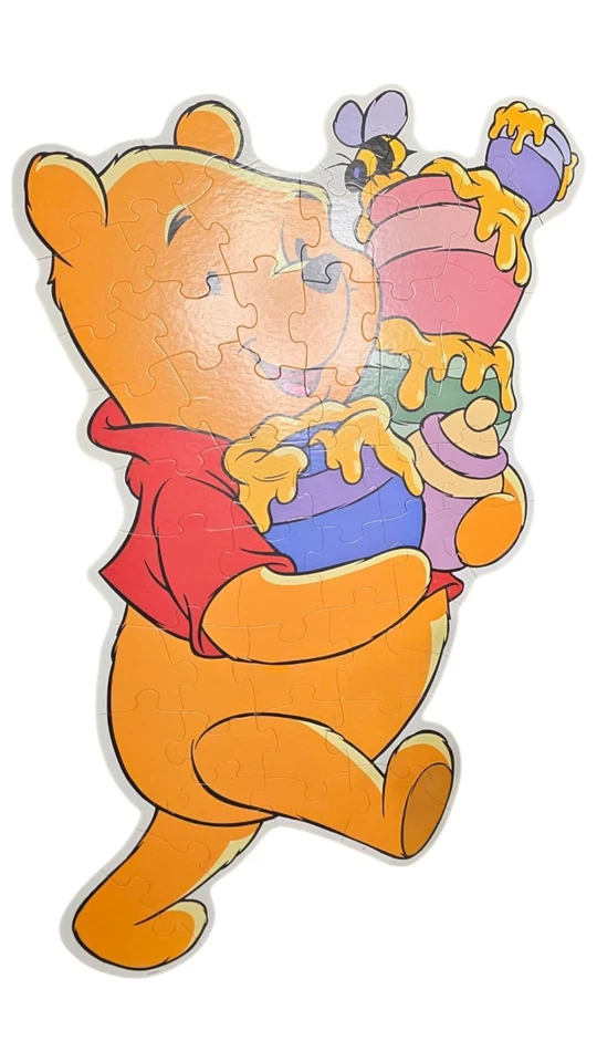Vintage 1998 My Size 3' Mattel Winnie the Pooh 46 Piece Puzzle complete - Image 2 of 4