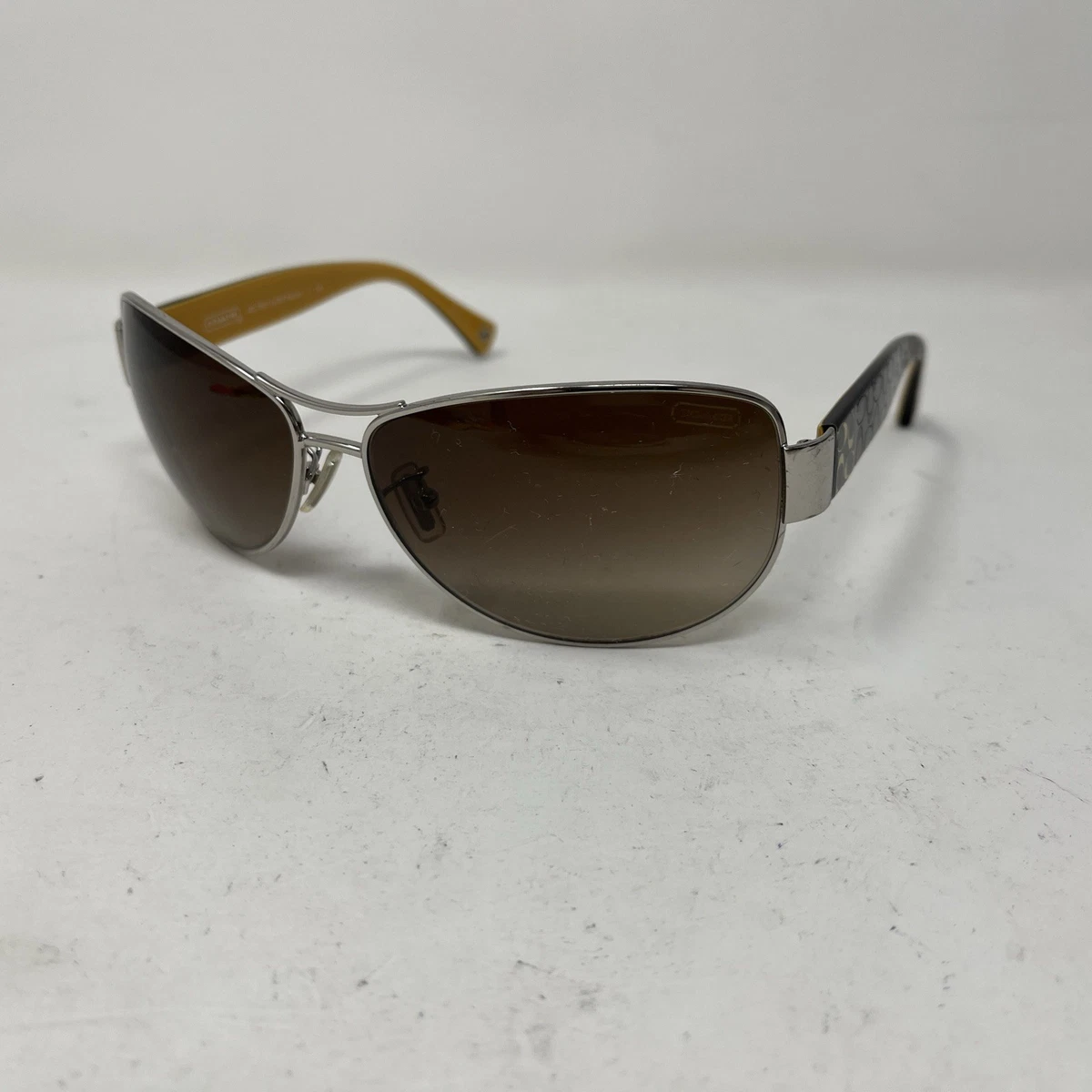 Coach Silver Brown Sunglasses for Women for sale | eBay