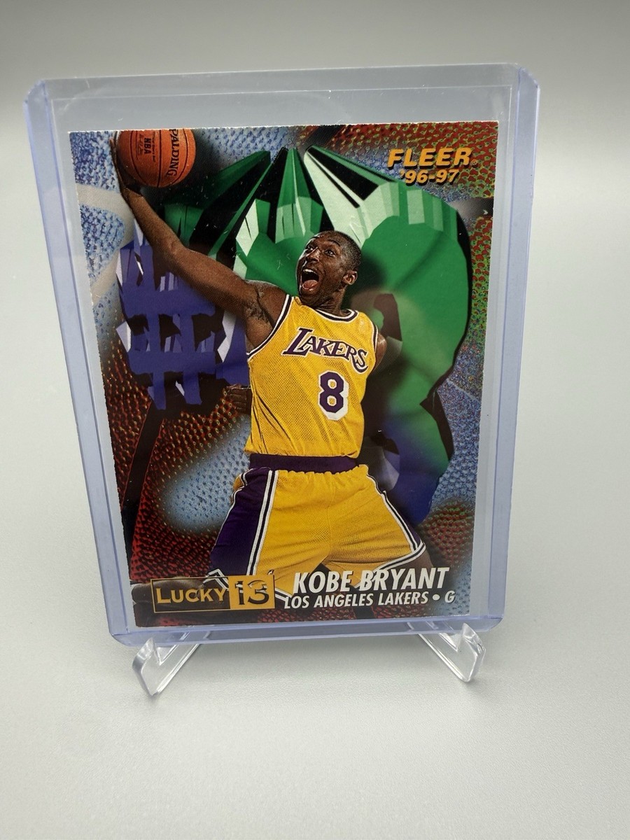 1996-97 Fleer Kobe Bryant Lucky 13 Rookie RC #13 Lakers | eBay