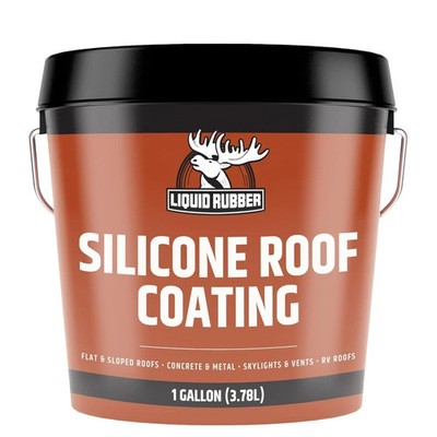 Silicone Roof Coating - Uv-Reflective, No Primer Needed, One-Coat Sealant for Fl