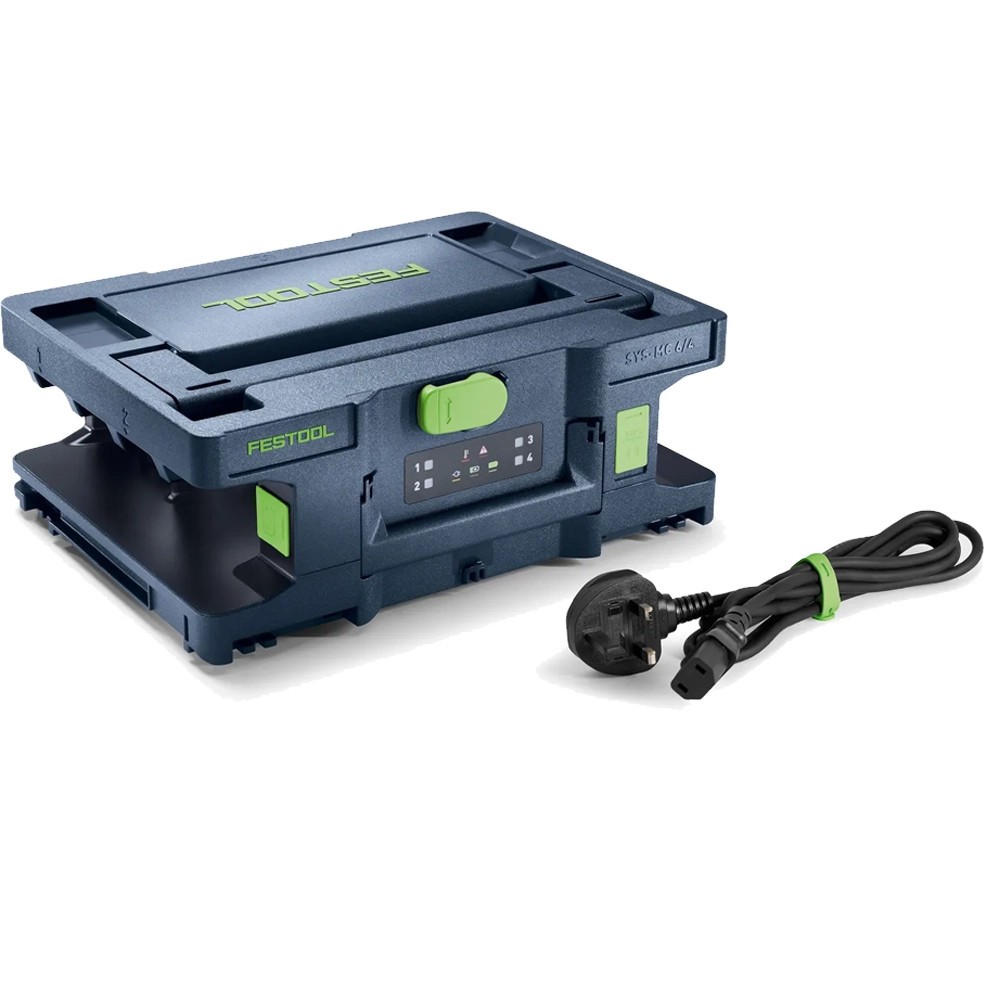 Festool 578502 SYS-MC 6/4 Systainer Rapid Battery Charger 240v