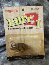 Bagley’s Vintage Kill’r B1 KB1-TDC9 True Life Dark Crawfish On Chartreuse