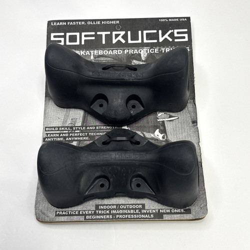 Softrucks Skateboard Practice Trucks Indoor Outdoor Black