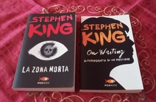 LOTTO DUE LIBRI STEPHEN KING - LA ZONA MORTA - ON WRITING - PICKWICK