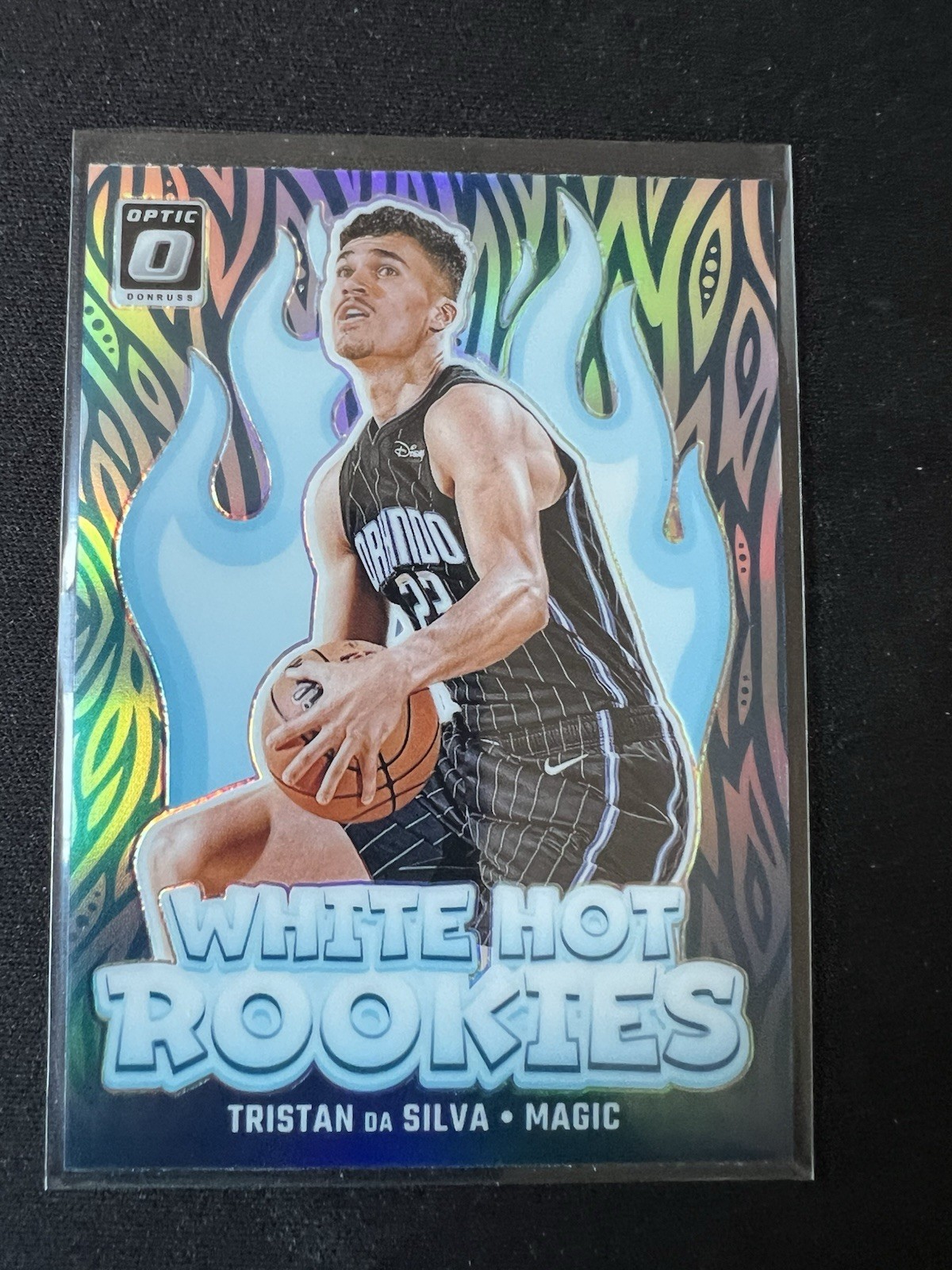 2024-25 Panini Donruss Optic #7 Tristan Da Silva White Hot Rookies Holo Prizm RC