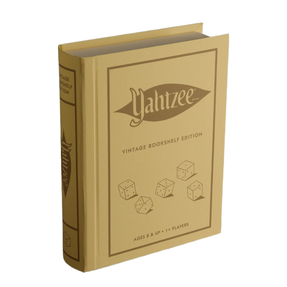 Yahtzee Vintage Bookshelf Collectors Edition Board Game - Image 3 of 4