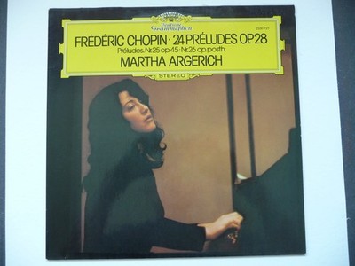 LP Martha Argerich Chopin 24 Préludes Op. 28 + Nr, 25 Op. 45  + Nr. 26 Op. posth