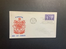 Canada 1951 FDC 1st day cover Royal Visit Crest Cachet