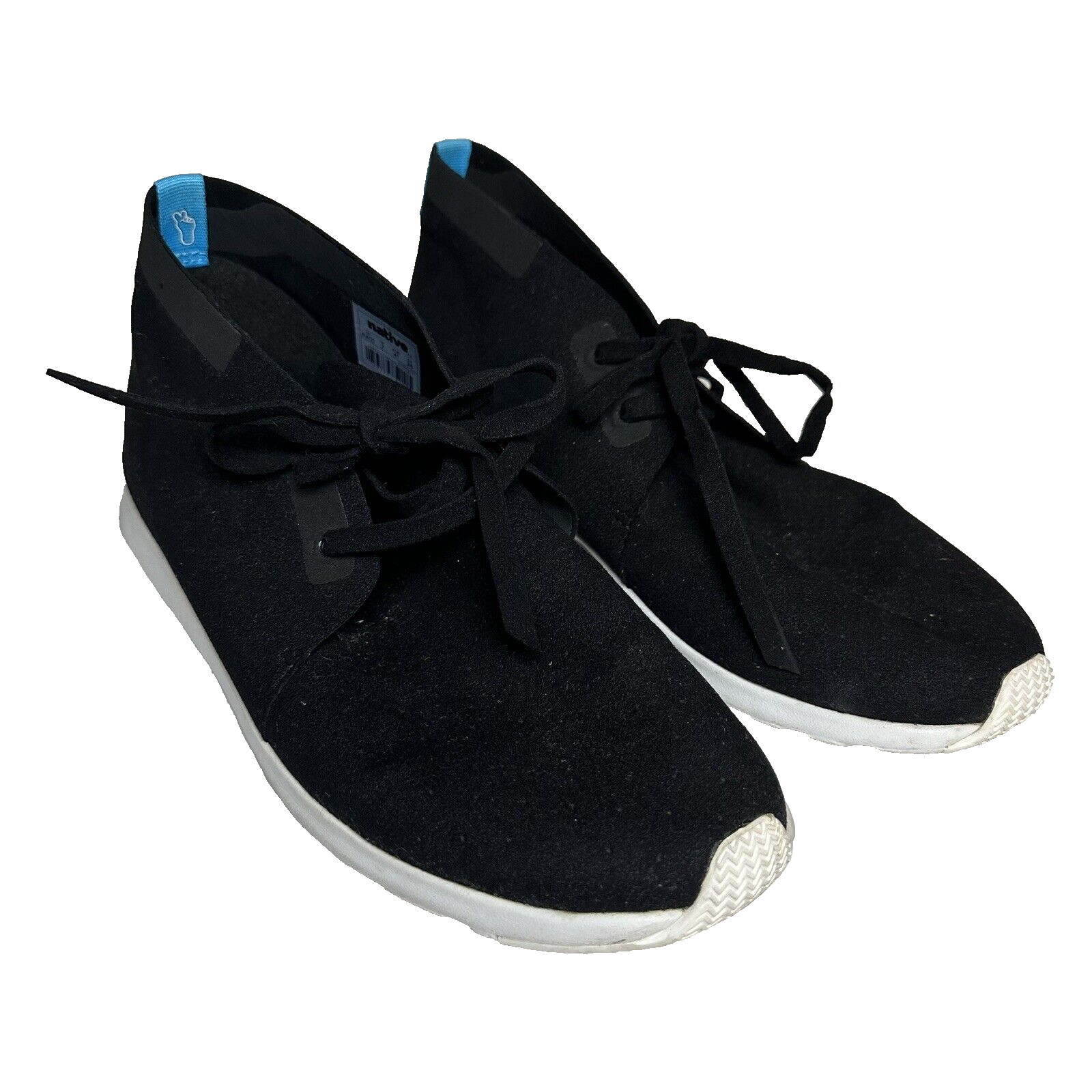 Native Mens 8 / Womens 10 Black Gender Neutral High Top Snea