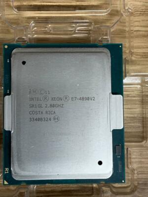Lot of 2 Intel Xeon  E7-4890 v2 SR1GL
