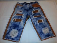 R.O.A.R Rage of a Rebellion Jeans Ripped Distressed size 30 short legs