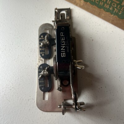 Vintage 1941 Singer Buttonhole Attachment #121795 Original Box