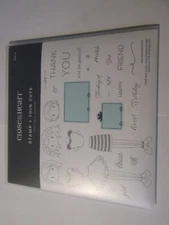 Close To My Heart Stamp & Thin Cuts Little Miss Message Z3916  Free Shipping