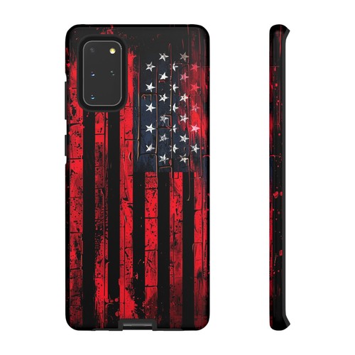 iPhone/Galaxy/Google Rugged American Flag Neon Colors Patriotic Tough Phone Case - Picture 272 of 274