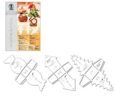 Schablonen Set " Schachteln 6 "  -  Box Geschenkschachtel Geschenkbox +  Ursus 