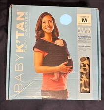 Baby K'tan Original Newborn Infant Baby Wrap Carrier Size Medium Animal Print