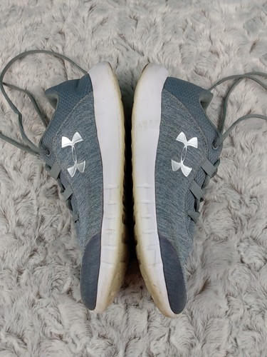 Under Armour Charged Pursuit Size 8 Light Grey White Running Shoes   - Picture 7 of 7