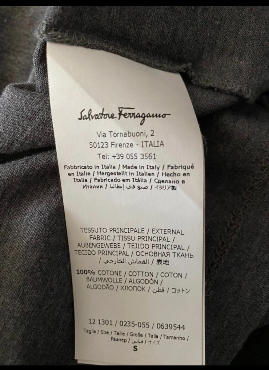 Salvatore Ferragamo Logo Tee View 3