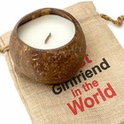 NEW - BEST GIRLFRIEND - Toasted Coconut Bowl Candle – Soy Wax - Gift Present