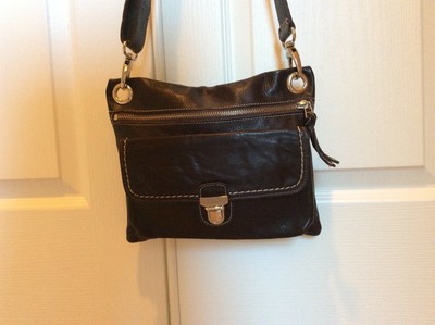 roots crossbody leather bag
