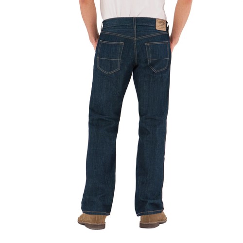 LEVI LEVIS SIGNATURE BOOT CUT MENS JEANS SIZE DARK WASH 36 X 30 NWT - Picture 2 of 4