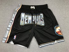 Hot Memphis Grizzlies City version Men Black Swing Basketball Pocket Shorts
