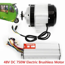 48V DC Brushless Electric Motor Kit For Scooter E-bike Go Kart ATV w/Controller