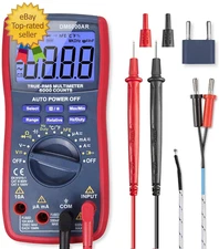 Digital Multimeter and Analyzer TRMS 6000 Counts Volt Meter Ohmmeter Auto-Rangin