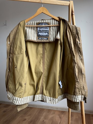 Superdry Canvas Work Chore Jacket Size XL - Picture 3 of 18
