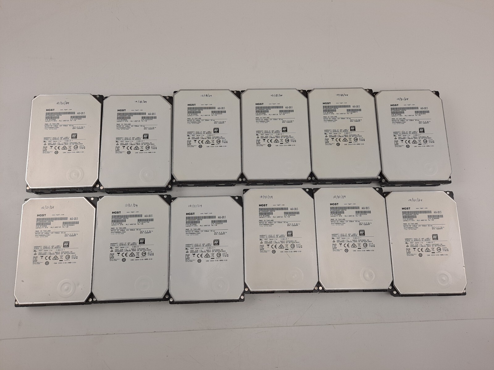HGST 8TB 7200 RPM 6Gbps SATA 3.5