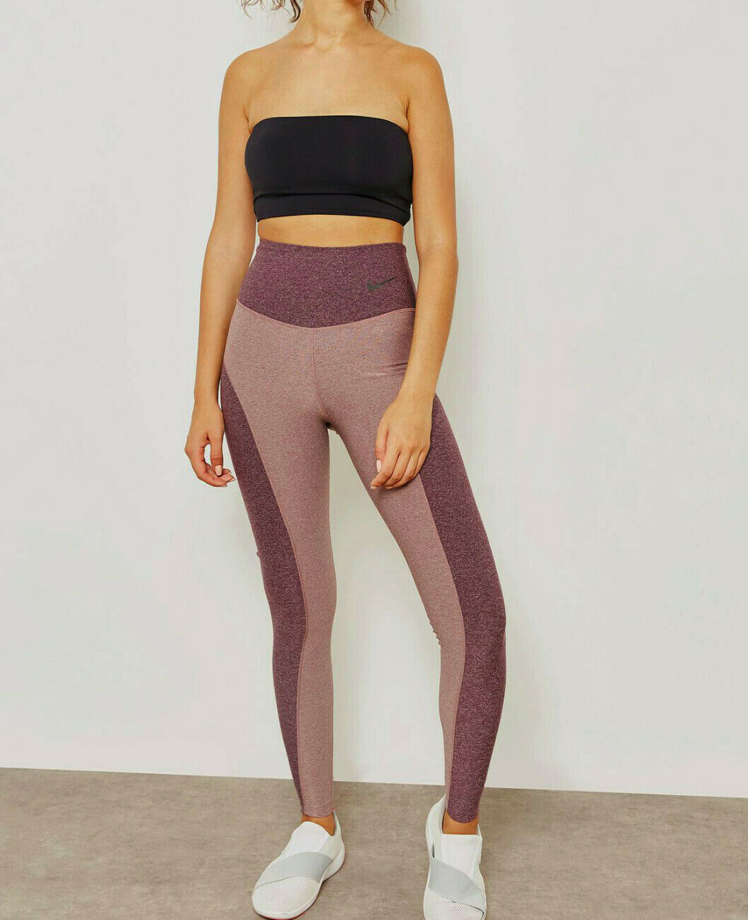 Nike Women's Power Sculpt Hyper Studio Smoky Mauve Ht Training Tights-Size S NWT