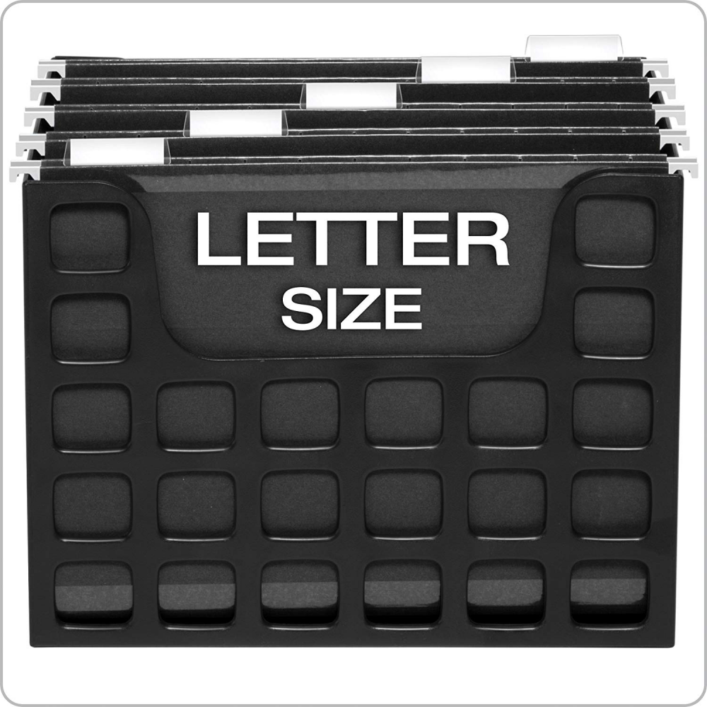 Oxford DecoFlex Plastic Letter Desktop Hanging File Holder Storage