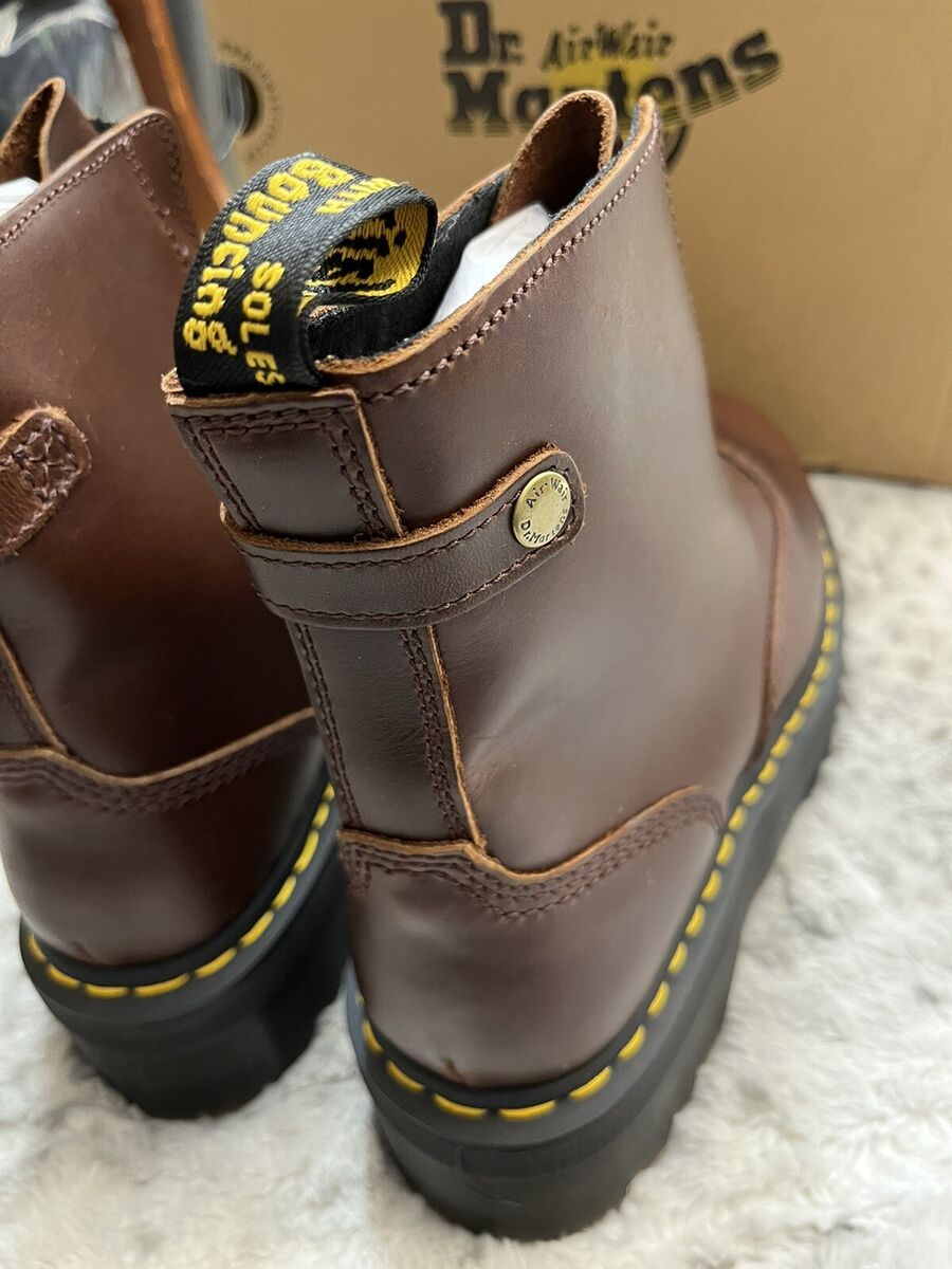 DR. MARTENS JETTA ZIPPED SENDAL LEATHER PLATFORM BOOTS in DR. MARTENS JETTA ZIPPED SENDAL LEATHER PLATFORM BOOTS in
