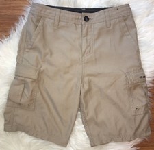 O  Niell Hybrid Boys Youth Size 26 Khaki Cargo Shorts  C11 