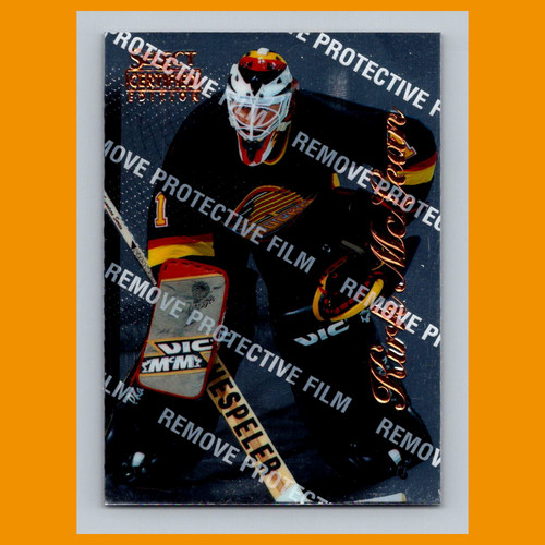 1996 Select Certified Kirk McLean [Blue] #22 card