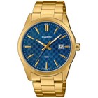 Casio MTP-VD03G-2A Men's Standard Gold Tone Stanless Steel Blue Dial 3-Hand