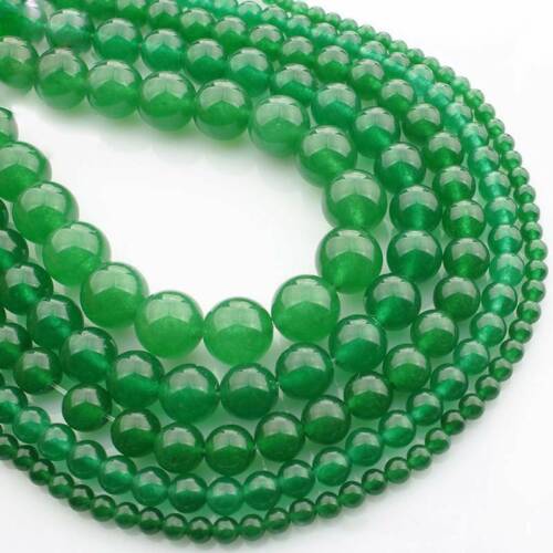 15" Strand Natural Malaysian Jade Stone Gemstone Beads lot 4mm 6mm 8mm 10mm 12mm - Picture 2 of 9