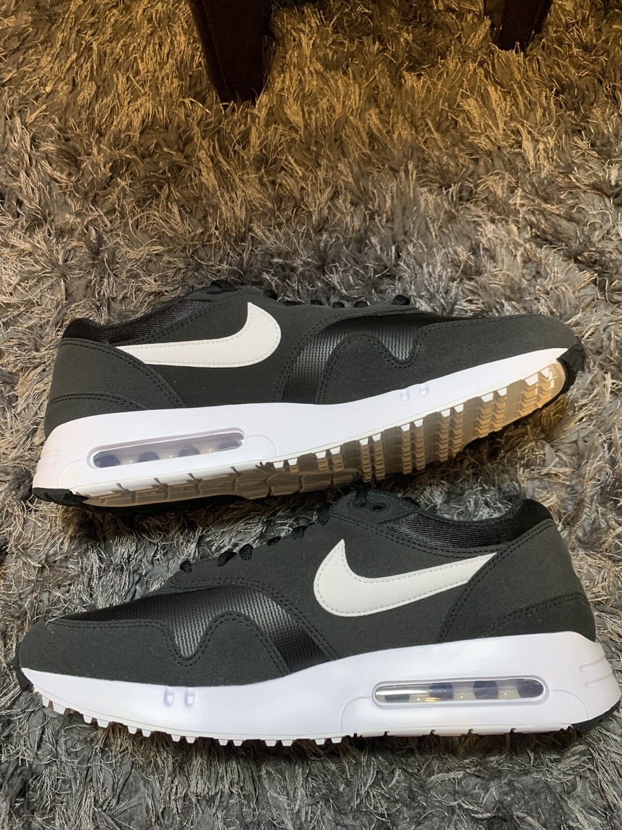 ナイキ エア マックス 1 86 OG DV1403010 NEW MENS NIKE AIR MAX 1 86 OG G BLACK WHITE GOLF SHOES - DV1403
