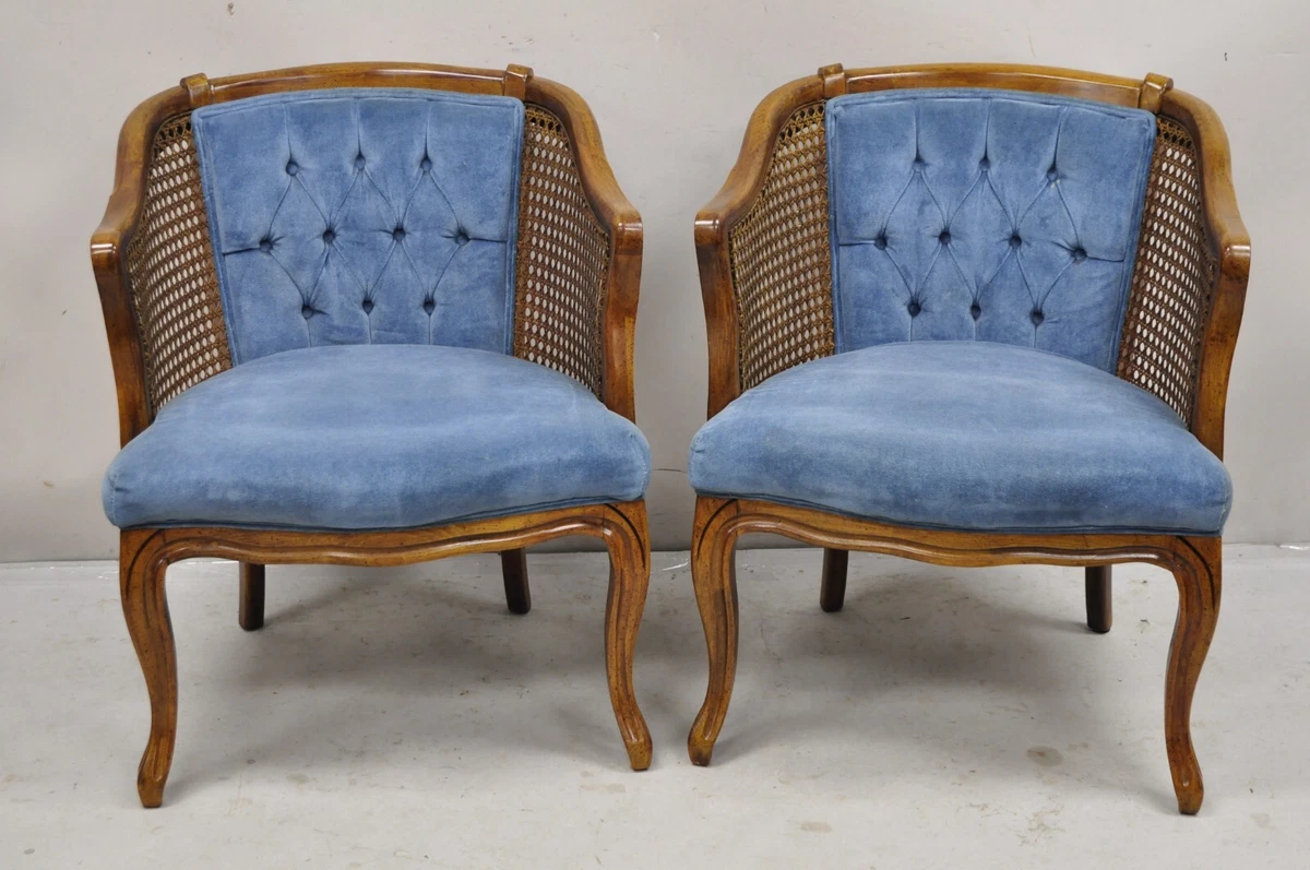 Vintage cane 2024 barrel chair