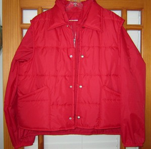 red quilted jacket mens