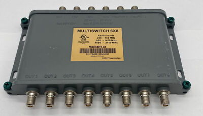 DirecTV MS6X8R1-03 6x8 Multiswitch DTV Slimline Satellite Switch 
