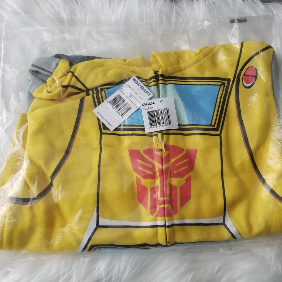 Transformers Boy's Bumblebee Character Hoodie Size - 3T - Image 2 of 3