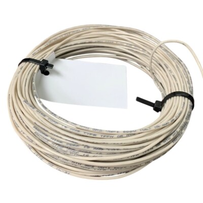 New 60' Encore Wire White 18 AWG THHN THWN Stranded Copper Wire - Open Box